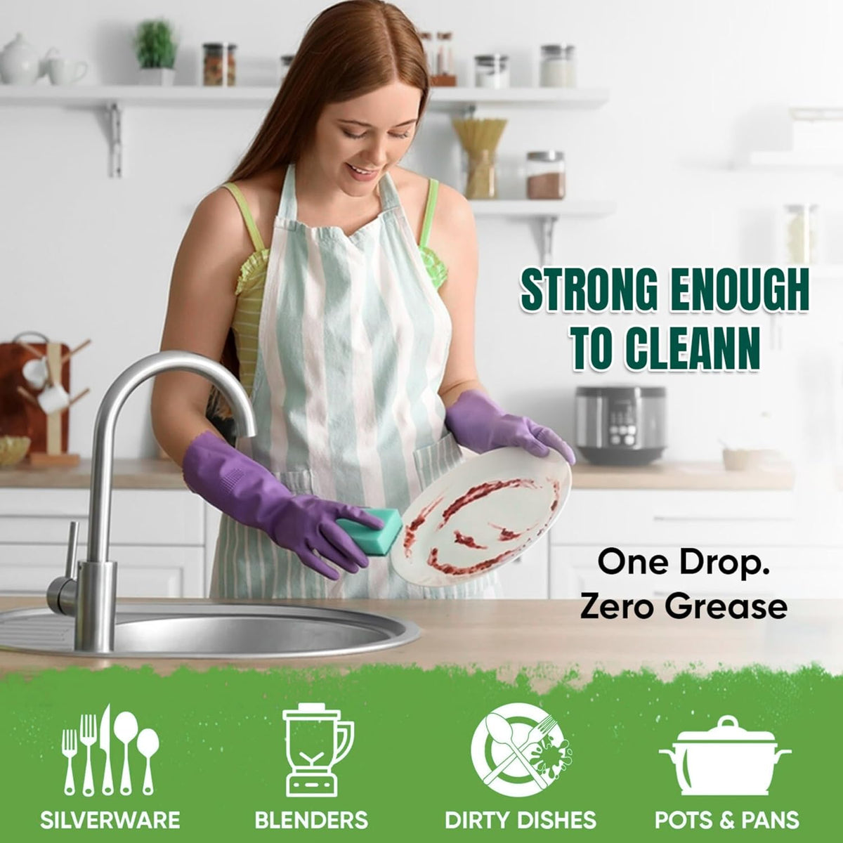 Dish Washing Liquid Pack of 2 and (10L Each) – 2X Faster Grease Removal, Gentle on Hands, Fresh Fragrance (Neem+Neem)